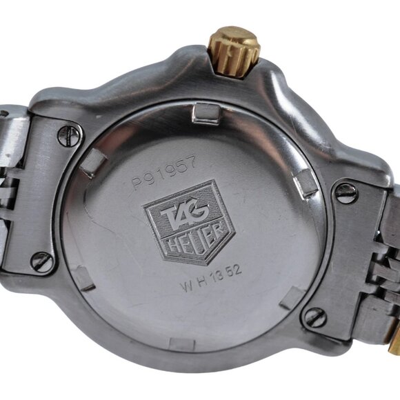 Vintage Ladies Tag Heuer 29mm 6000 Series Grey Dial 200M Two Tone Watch WH1352! - Picture 10 of 10